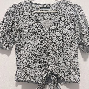 Abercrombie & fitch ditsy floral blouse
